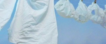 clothesline 1993, old-fashioned diapers and rubber pants.JPG