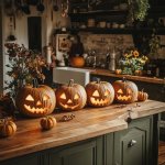 lighted-jack-o-lanterns-rustic-kitchen-countertop-337138134.jpg